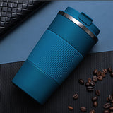 Double Stainless Steel Coffee Thermos Mug Leak-Proof Non-Slip