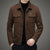 Men’s Thick Casual Jacket 2025 – High Quality Lapel Coat for Spring Autumn | Middle-Aged Dad Wear