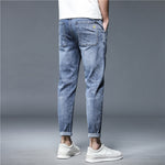 Men Trousers Streetwear Design Denim Pants Korea Casual - xinnzy
