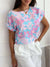 Floral Print Summer Blouse – Casual Loose Fit for Women 2025