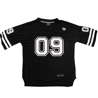 Men's Vintage Mesh Basketball Tee Quick-Dry Oversized Gym Shirt