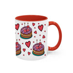 Croissant Pattern 3d Print Hot Mug 11oz Mug Tea Coffee Cup Valentine's Day