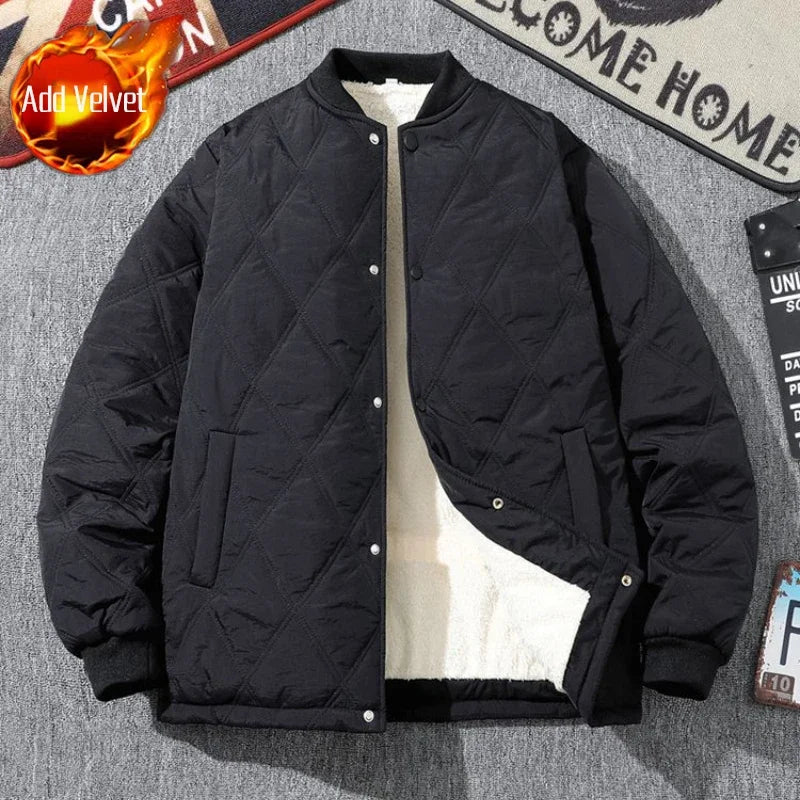 Men’s Stylish Baseball Bomber Jacket Casual Warm Korean Reviews