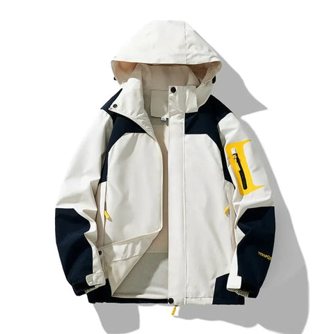 Lightweight Waterproof Windbreaker Jacket With Zipper For Outdoor