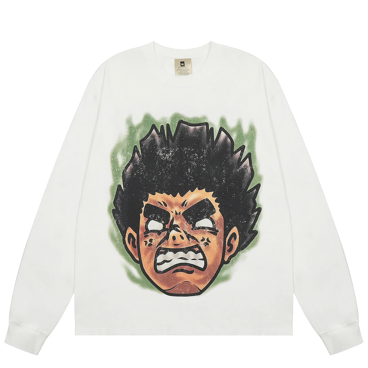 Men Might Guy Cartoon Graphic Sweatshirt