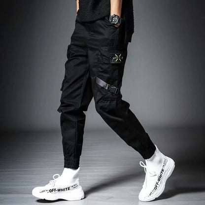 Harajuku Jogger Cargohose Herren Mode Militär Techwear Streetwear Hip Hop