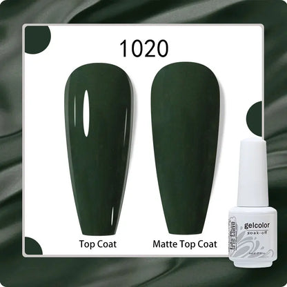 8ml Pure Color Gel Nail Polish Nail Art Manicure Semi Permanent