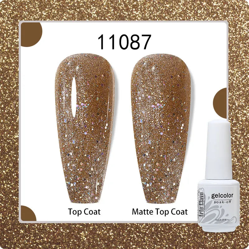 8ml Pure Color Gel Nail Polish Nail Art Manicure Semi Permanent