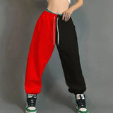 Elastic Drawstring Sweatpants High Waist Harajuku