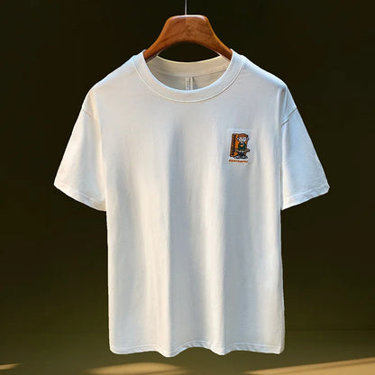 Men’s Street Style Loose T-Shirt Creative Print Casual Summer Top