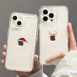 Cartoon New Year Christmas Santa Phone Case