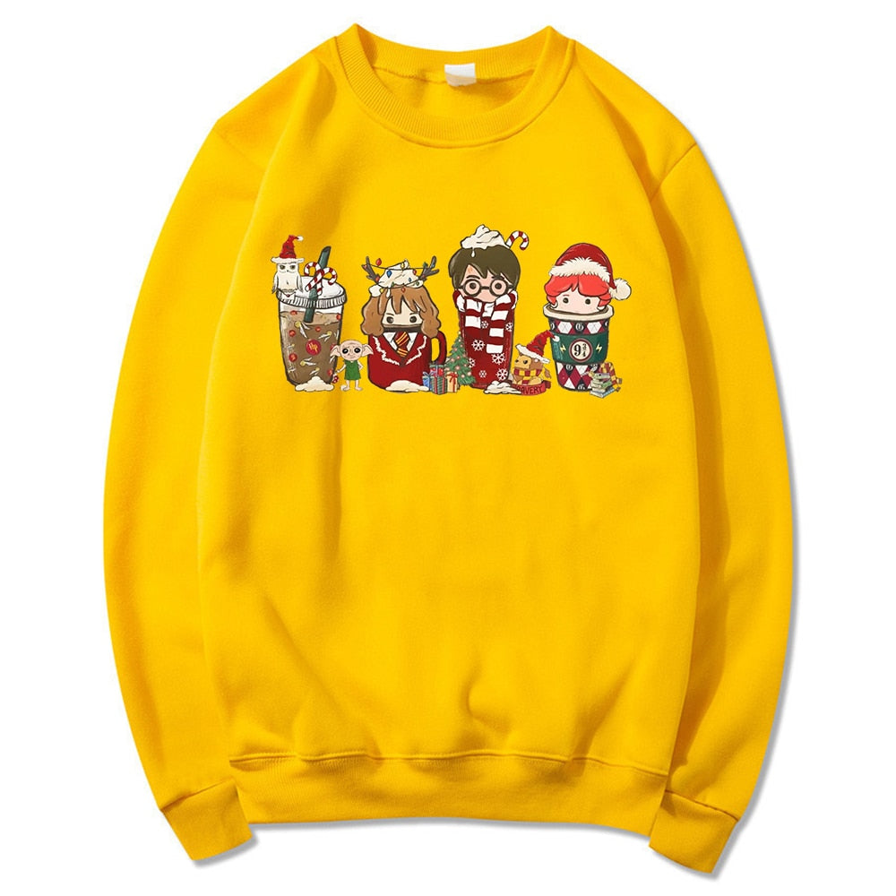 Christmas Sweatshirt Magical Wizard School Pullover Jumper