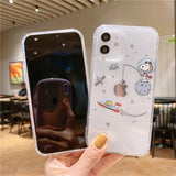 Transparent Phone Case For iPhone Plus Case Cute Soft Cover