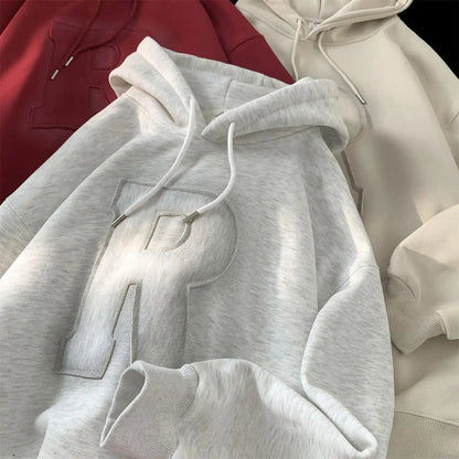 Men Harajuku Letters Hoodies Casual Oversized Hoodie