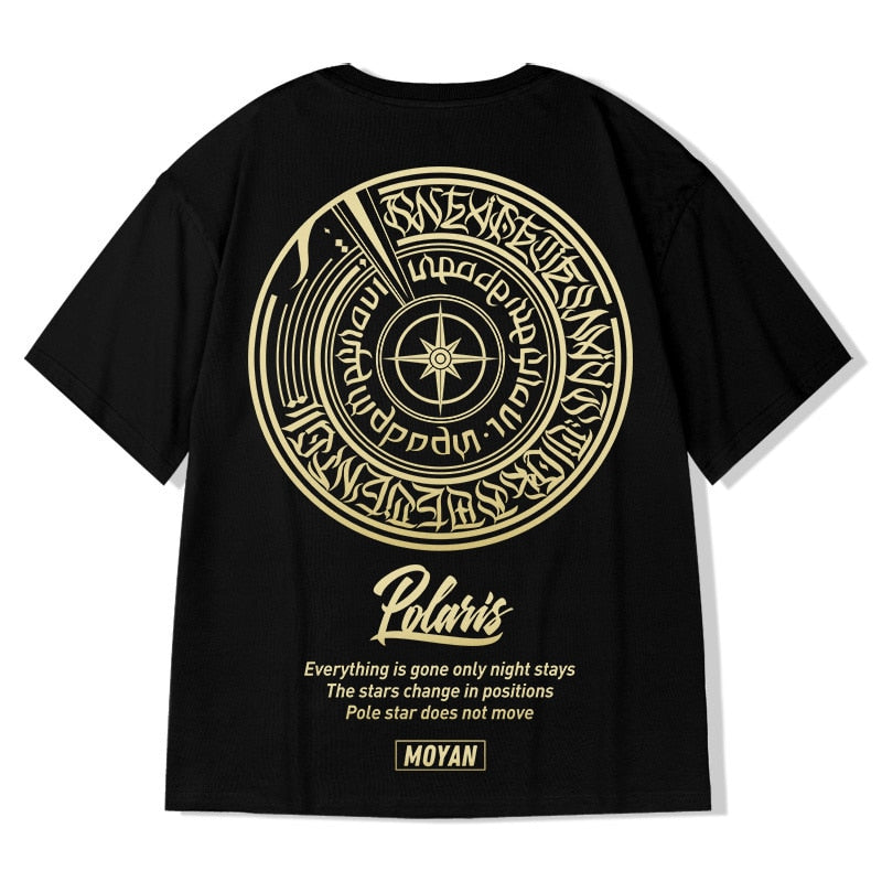 T Shirt Streetwear Vintage Retro Graphic Print Gothic T-Shirt Cotton Short Sleeve - xinnzy