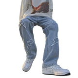 High Street Loose Casual Pants Men's Jeans Denim