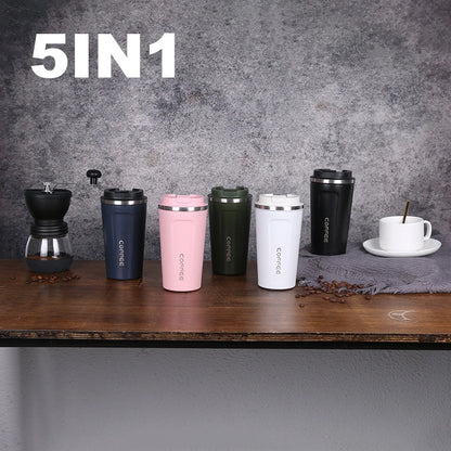 Stainless Steel Coffee Cup Double Layer Vacuum Insulation Cup Office Mug Outdoor