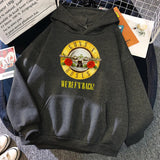 Guns N' Roses We'Re Back Retro Street Style Hoodie For Women Pullover Fleece