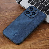 phone Case for IPhone Luxury Leather Business Elite Shock Proof