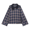 Winter Plaid Hooded Jacket Retro Long Sleeve Jacket Coat Outerwear