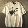 Y2K Streetwear Spider Graphic Acubi Harajuku Short Sleeve T-Shirts Grunge