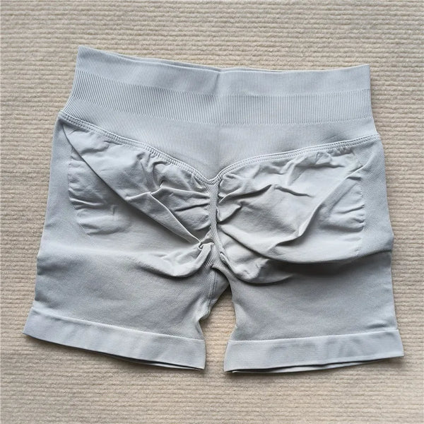 Seamless Scrunch Butt Shorts Women Yoga Biker Athletic Gym Leggings