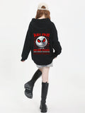 Skellington The Nightmare Before Christmas Couple Printed Hoodie Cartoon