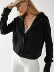 Cozy & Casual Jacketed Patchwork Hoodie for Women