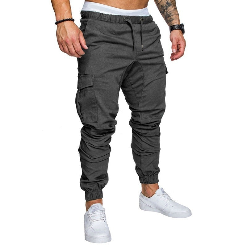 Casual Männer Hosen Harem Pantalones Mode Große Tasche Hip Hop