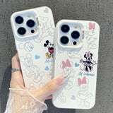Disney Mickey Minnie Mouse individuality Cute Phone Case For iPhone Shockproof