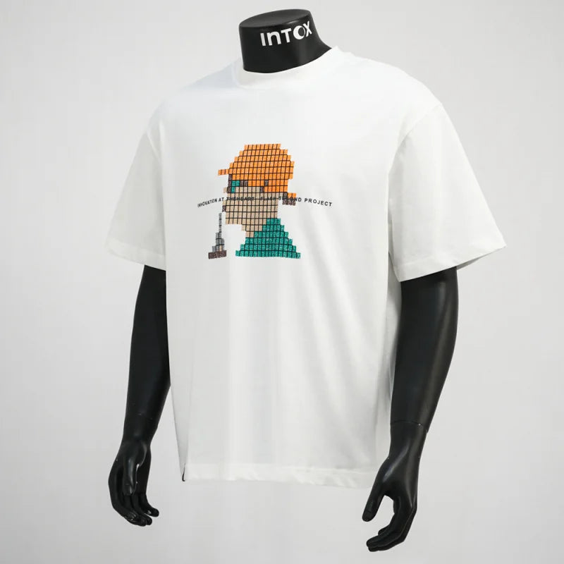 2025 New Trend Men’s Creative Printed Summer T-Shirt Loose Round Neck