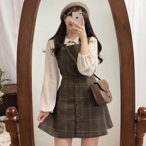 Preppy Girls Matching Outfits Date Lady Autumn Spring