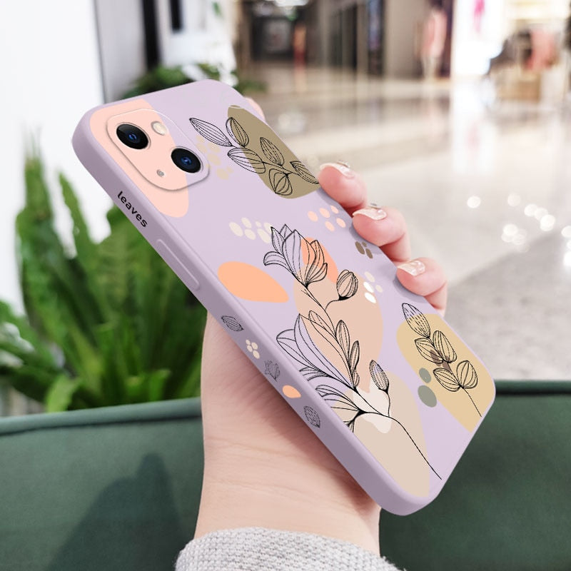 Abstract Plants Phone Case For iPhone