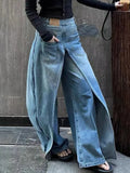 Y2K Baggy Wide Leg Jeans Women