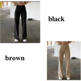 Brown Jeans Women's New 2024 New High Waist Slim Skinny