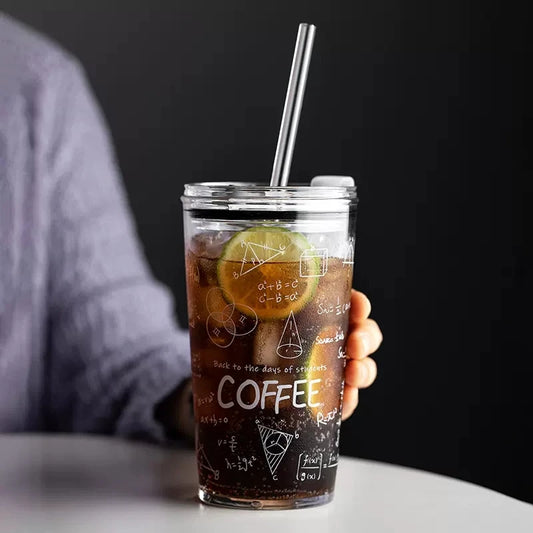 Quench Your Thirst with Our High-Capacity, Heat-Resistant Glass Cup