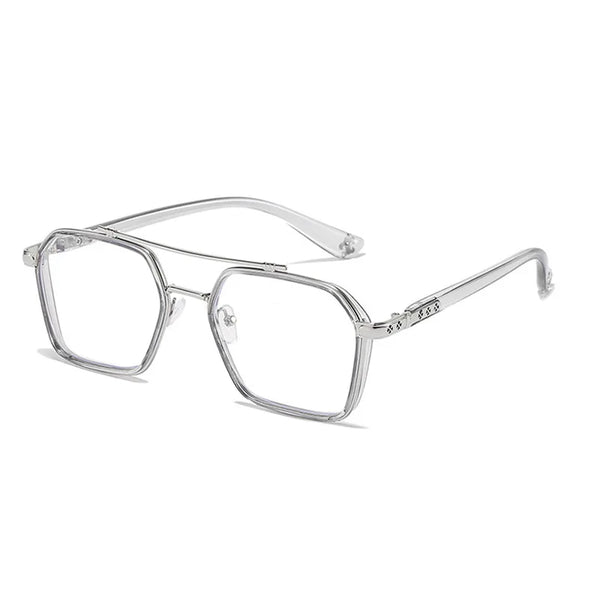 Men's Trendy Anti-Blue Light Glasses No Degree Goggles