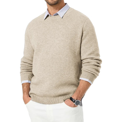 Mens Animal Game Wool Knit Sweater Crew Neck Pullover Streetwear