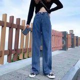 2024 women's denim women's miscellaneous straight pants