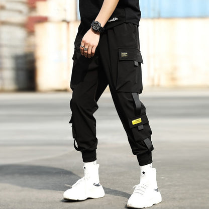 Harajuku Jogger Cargohose Herren Mode Militär Techwear Streetwear Hip Hop