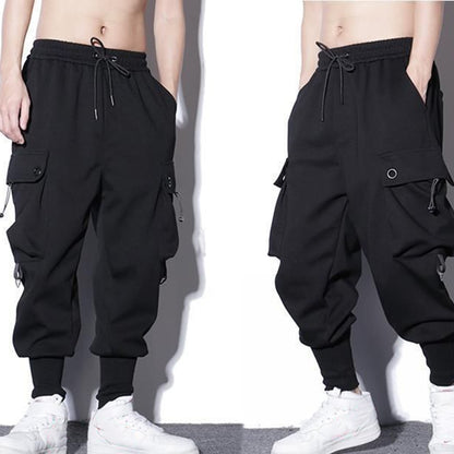 Harem Pants Men Cargo Hip Hop Outdoor Casual Fashion Streetwear