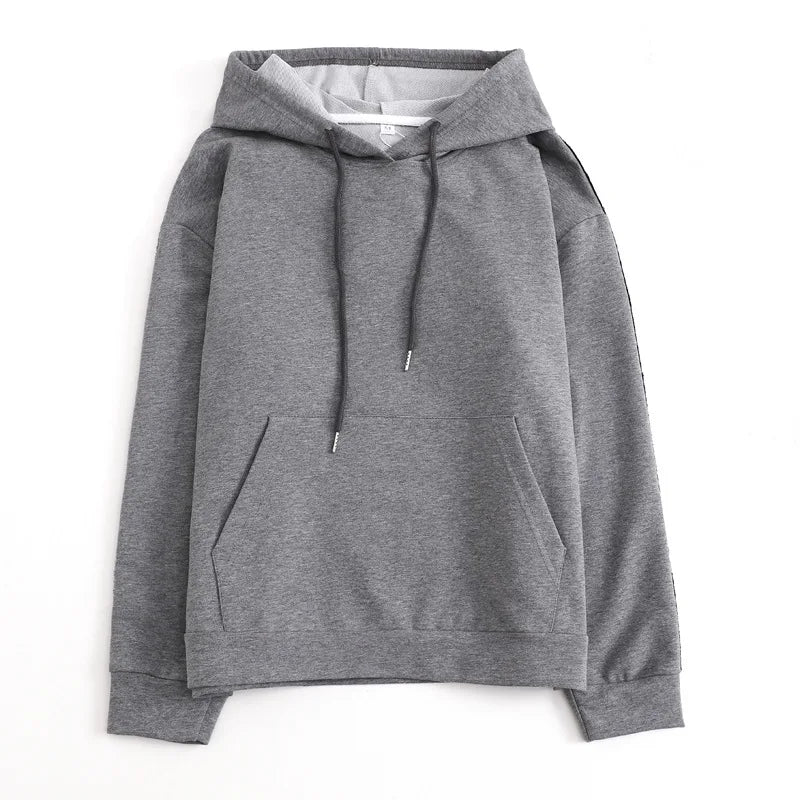 Womens Sequin Hooded Sweatshirt Cotton Blend Pullover Casual Style