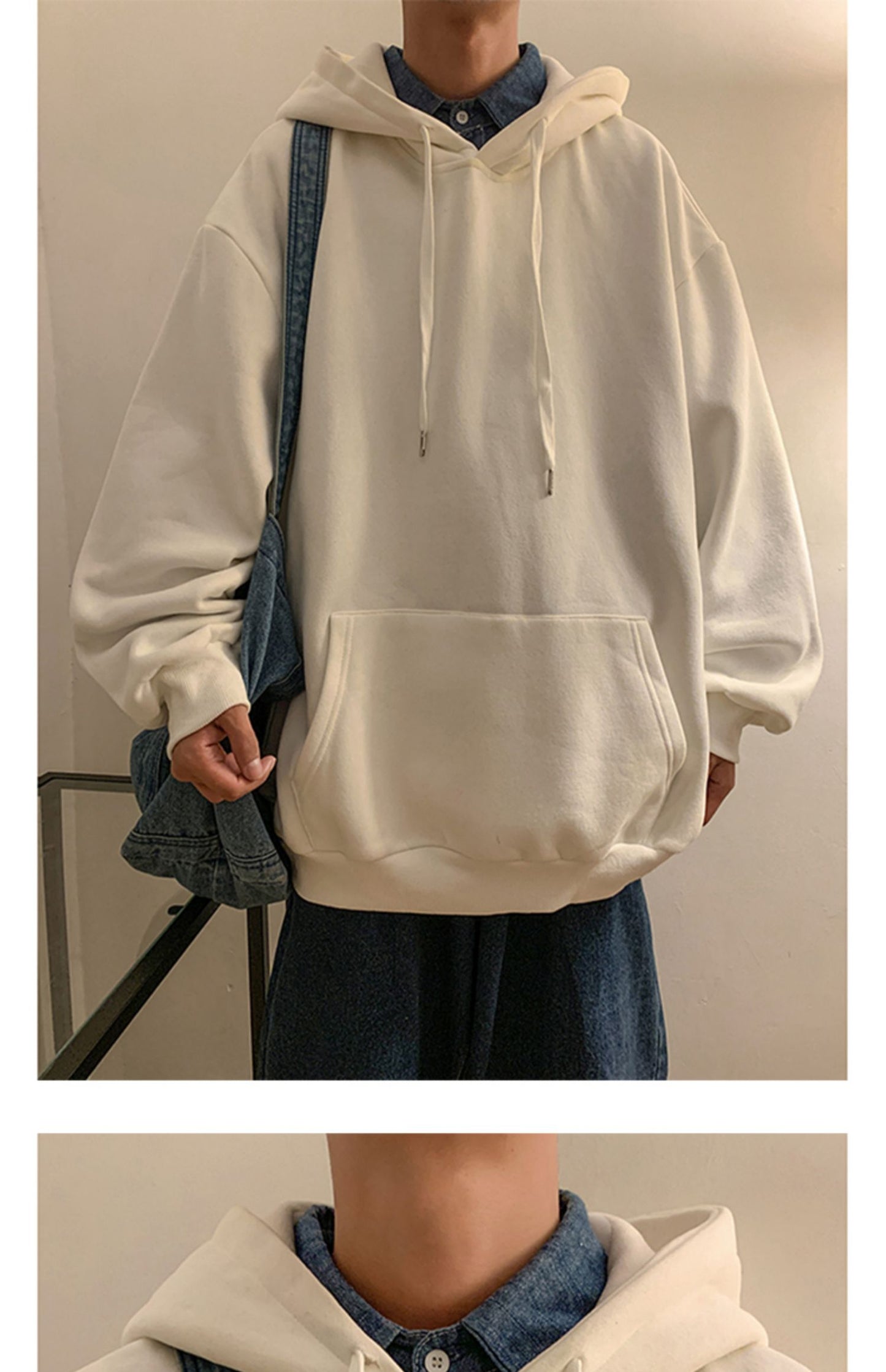 Hoodie Men Fashion Casual Oversized  Loose Hooded