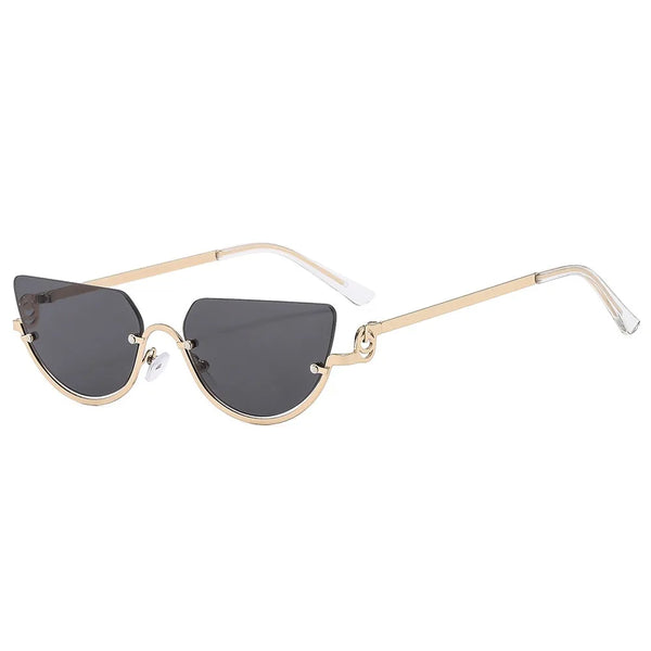 Retro Cat Eye Hip Hop Narrow Sunglasses Women