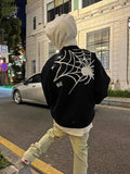 Autumn and Winter 2024 Trendy Spider Embroidered Baseball Jacket