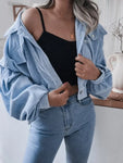 2024 Women's Jacket Single Breasted Pocket Street