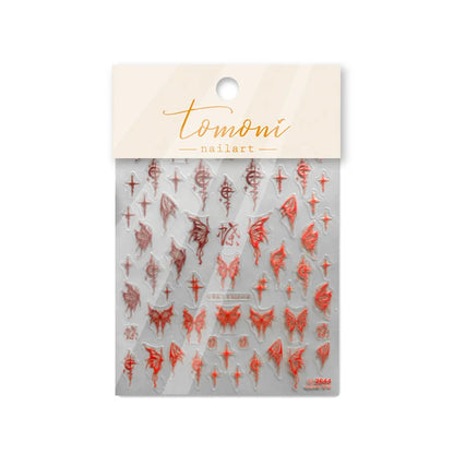 Bronzing Gilded Butterfly Nail Art