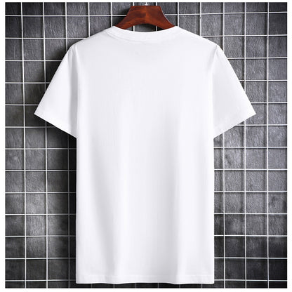 Mens Shirts Casual Short Sleeve Clothes High Quality Printed Cotton - xinnzy