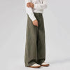 Mens Deconstructed Vintage Jeans Wide Leg Straight Fit Drape Style