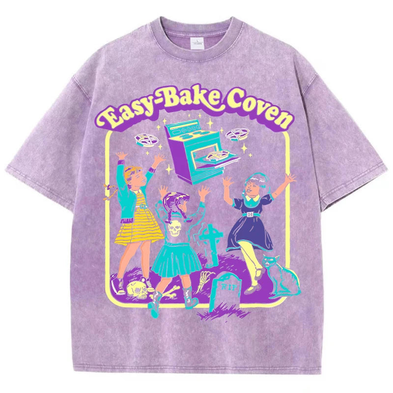 Fashion Must-Have Washed T-Shirt for Men Summer Casual Loose Streetwear